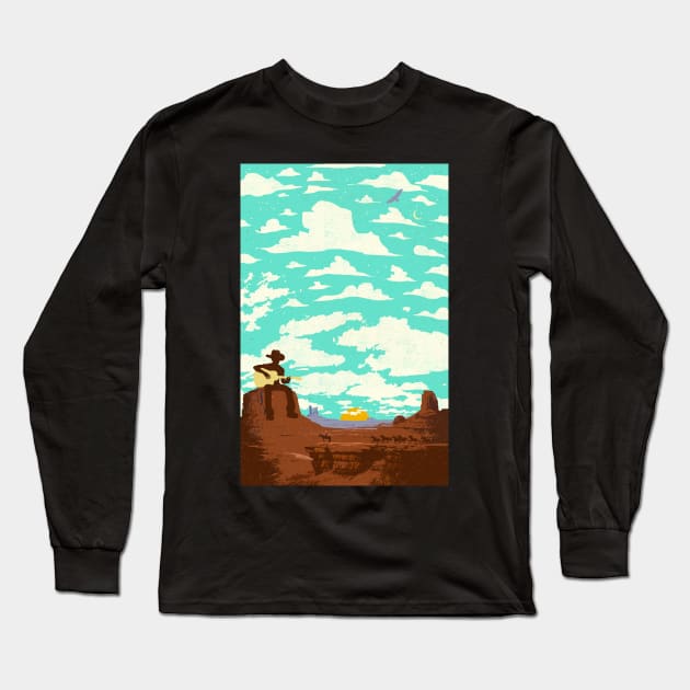 COUNTRY PLATEAU Long Sleeve T-Shirt by Showdeer